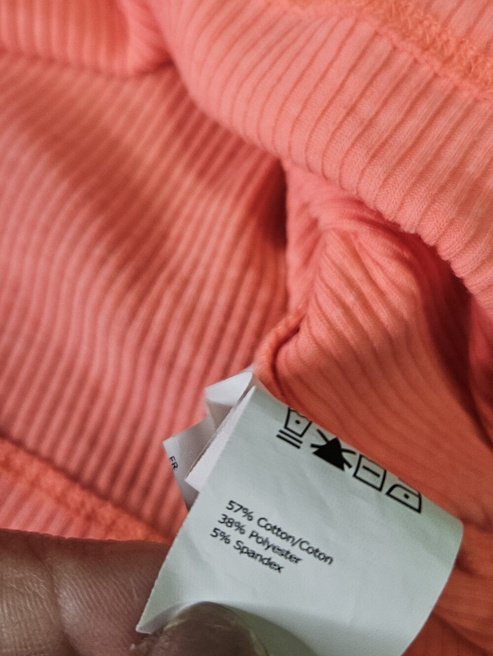 Neon Ribbed Dress, Medium - Picture 8 of 8